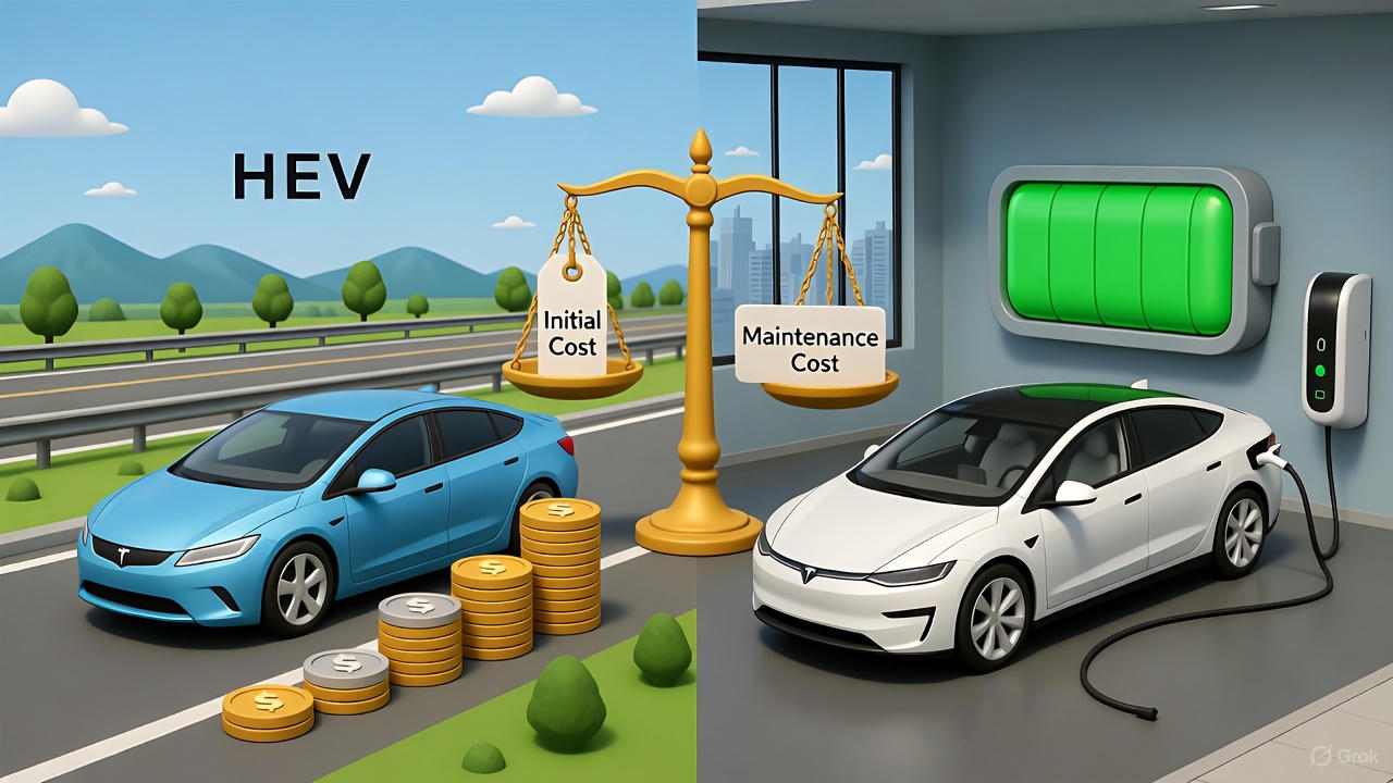 하이브리드(HEV) vs 플러그인 하이브리드(PHEV) 관련 사진