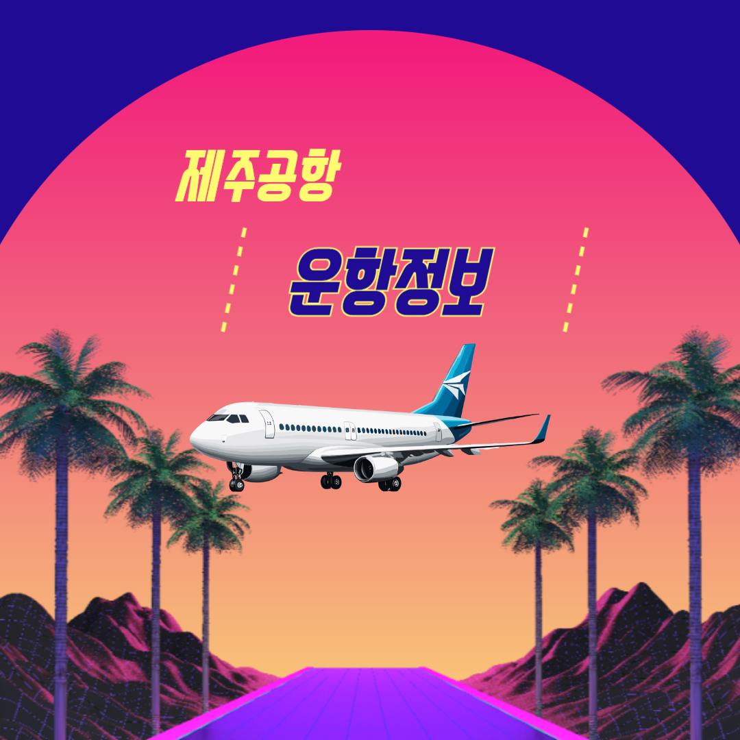 오늘 제주공항 운항정보