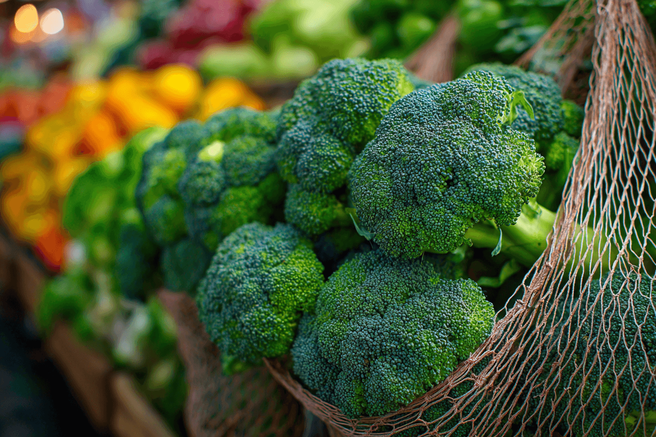 그물-망에-담겨진-브로콜리