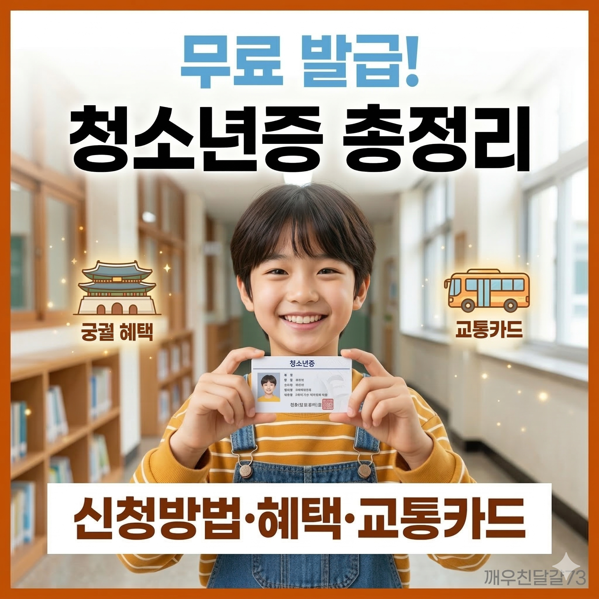 청소년증 발급 방법·혜택 총정리 (9세~18세 무료 신청)