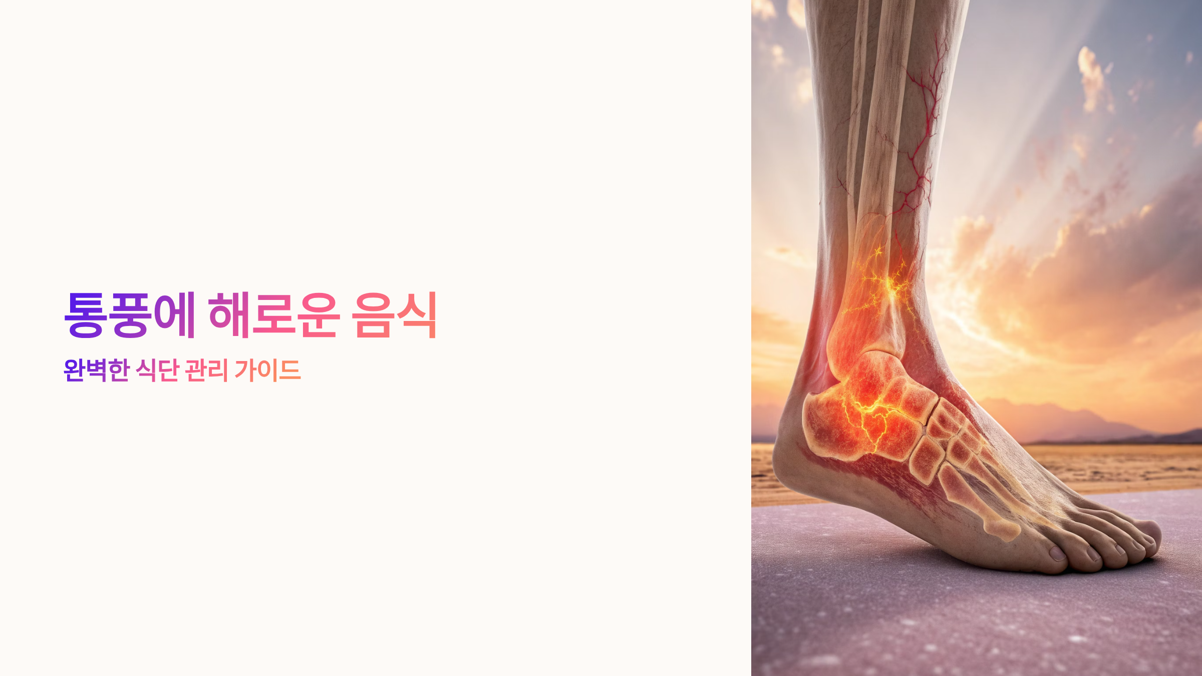 통풍에 해로운 음식 알아보기