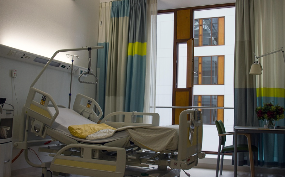 병실의 모습