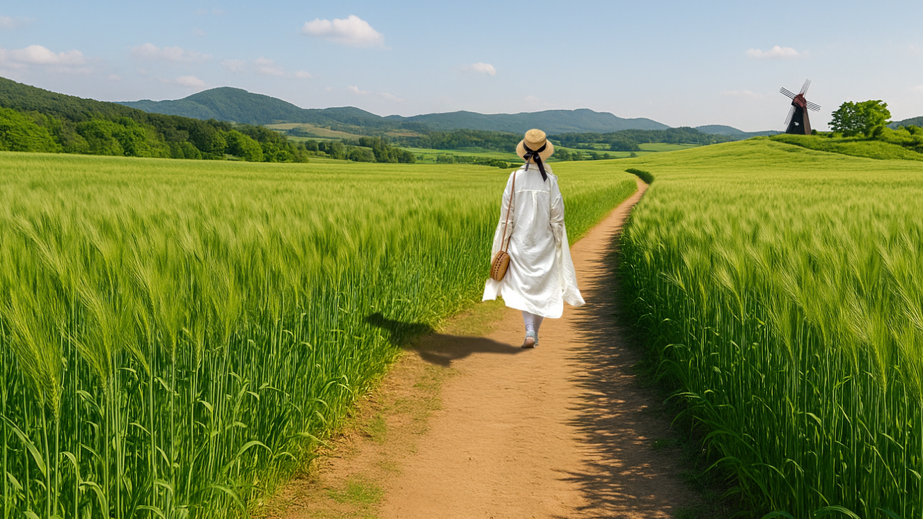 고창 청보리밭 축제 , 봄 트레킹과 사진여행 – 봄의 들판을 걷다