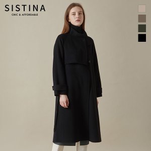 시스티나 스탠드 카라 핸드메이드 코트 AWHCTK41050