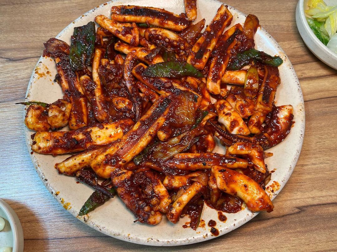 생방송 오늘저녁 경주 충효 오징어 불고기 오불 오징어볶음 맛집
