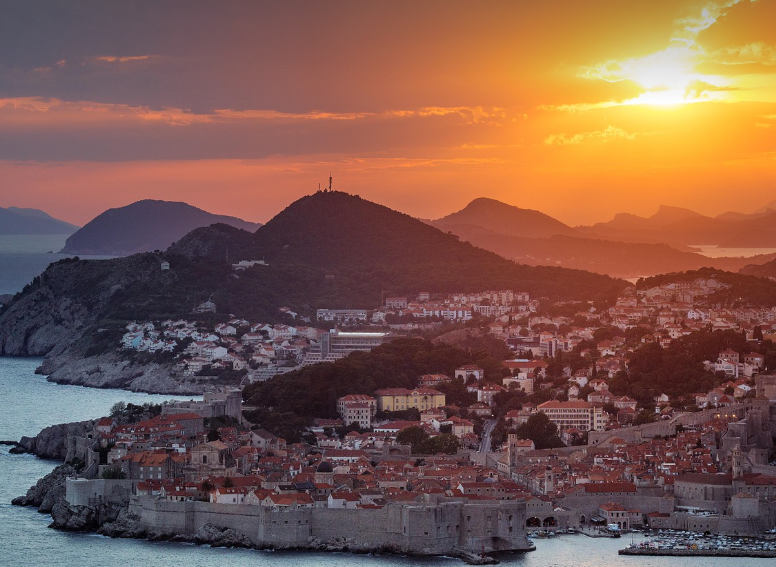 두브로브니크 일몰