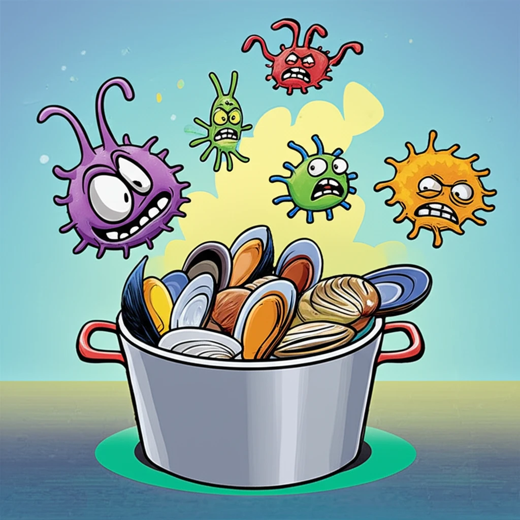 안전한 조개 섭취: 식중독 예방을 위..