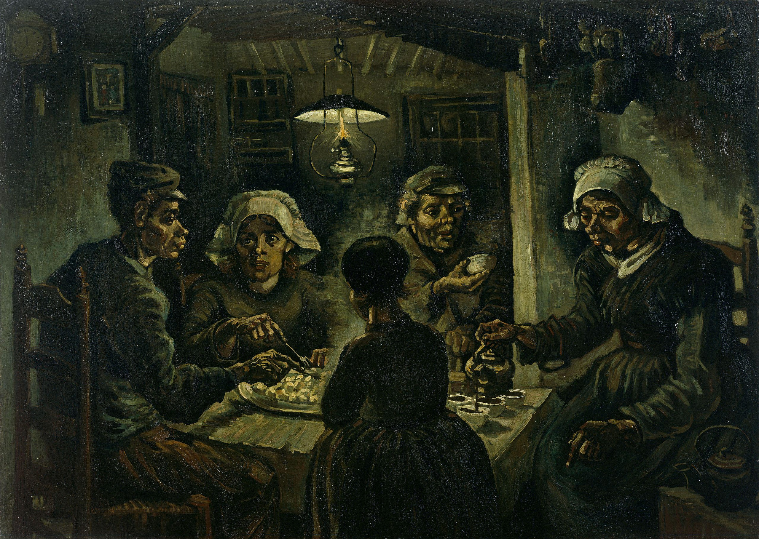 Vincent van Gogh, Les Mangeurs de pommes de terre, 1885