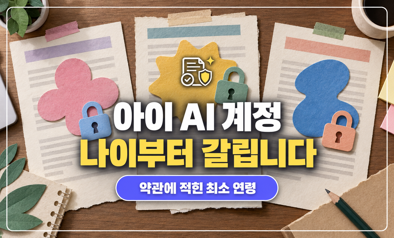 AI 아이 계정 나이 기준 썸네일