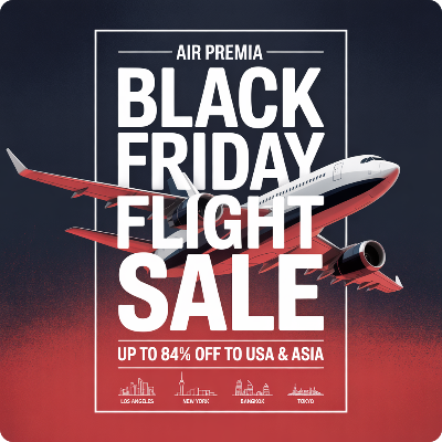 에어프레미아 블랙 프라이데이 특가 항공권 할인 이미지