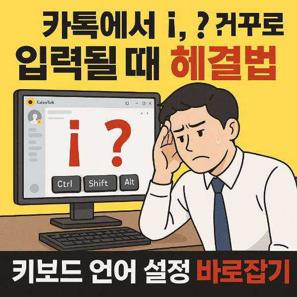 카톡 느낌표 거꾸로