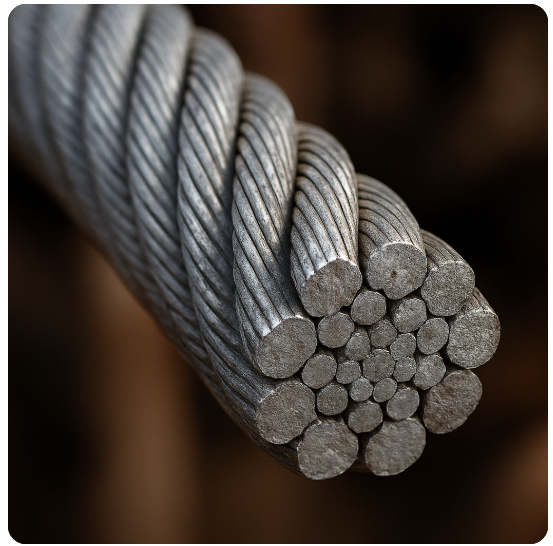 실처럼 강하다, 강철도 섬유처럼 짠다