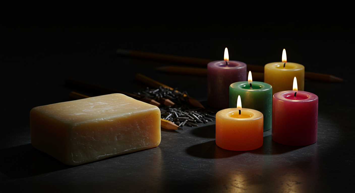 지퍼안올라갈땐 비누, 양초, 연필심