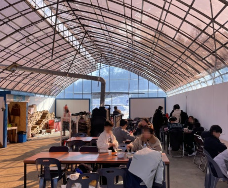 대관령 눈꽃마을 눈썰매장