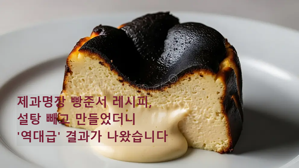 살 안 찌는 '인생 바스크 치즈케이크'