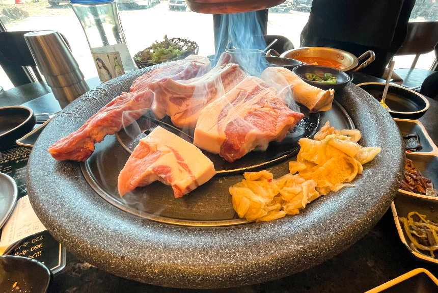 숙성도 중문점 고기굽기