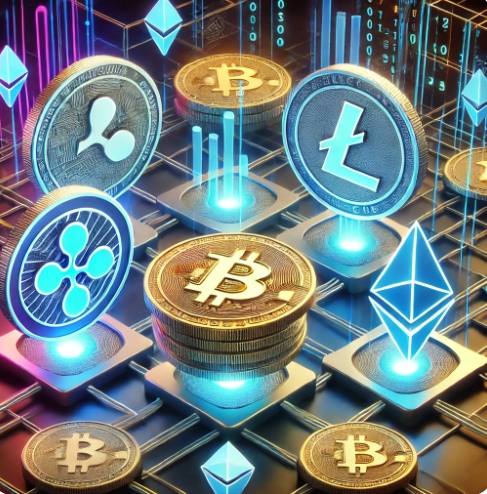 암호화폐 관련 이미지