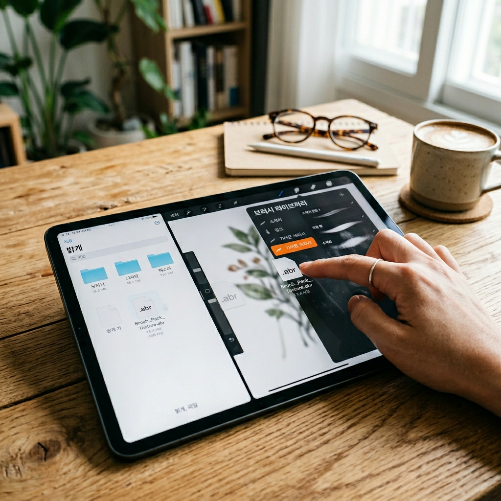 유료브러시ABR 가져오는 이미지