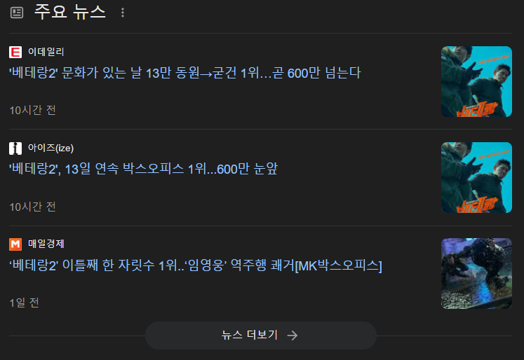 영화-베테랑2-관객-동원-수-사진