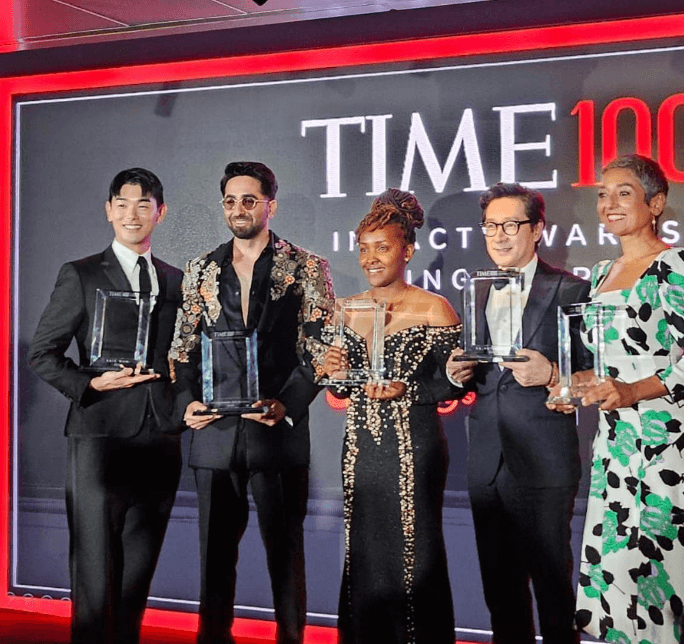 에릭남 타임 100 임팩트 어워즈 수상 장면