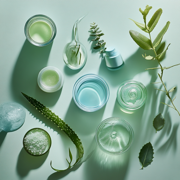 민감성 피부를 위한 피부장벽 회복 전략-천연성분 스킨케어 제품들 이미지