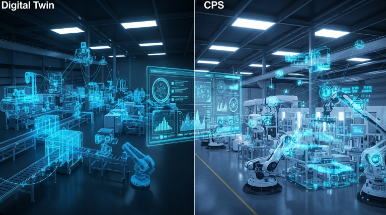 디지털트윈 vs CPS, 개념부터 적용 분야까지 비교