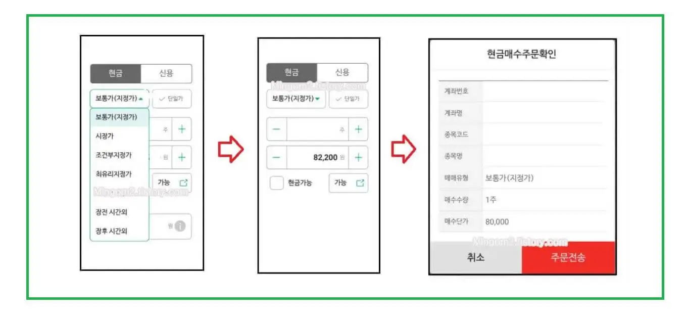 주식 시장가 거래하는 방법