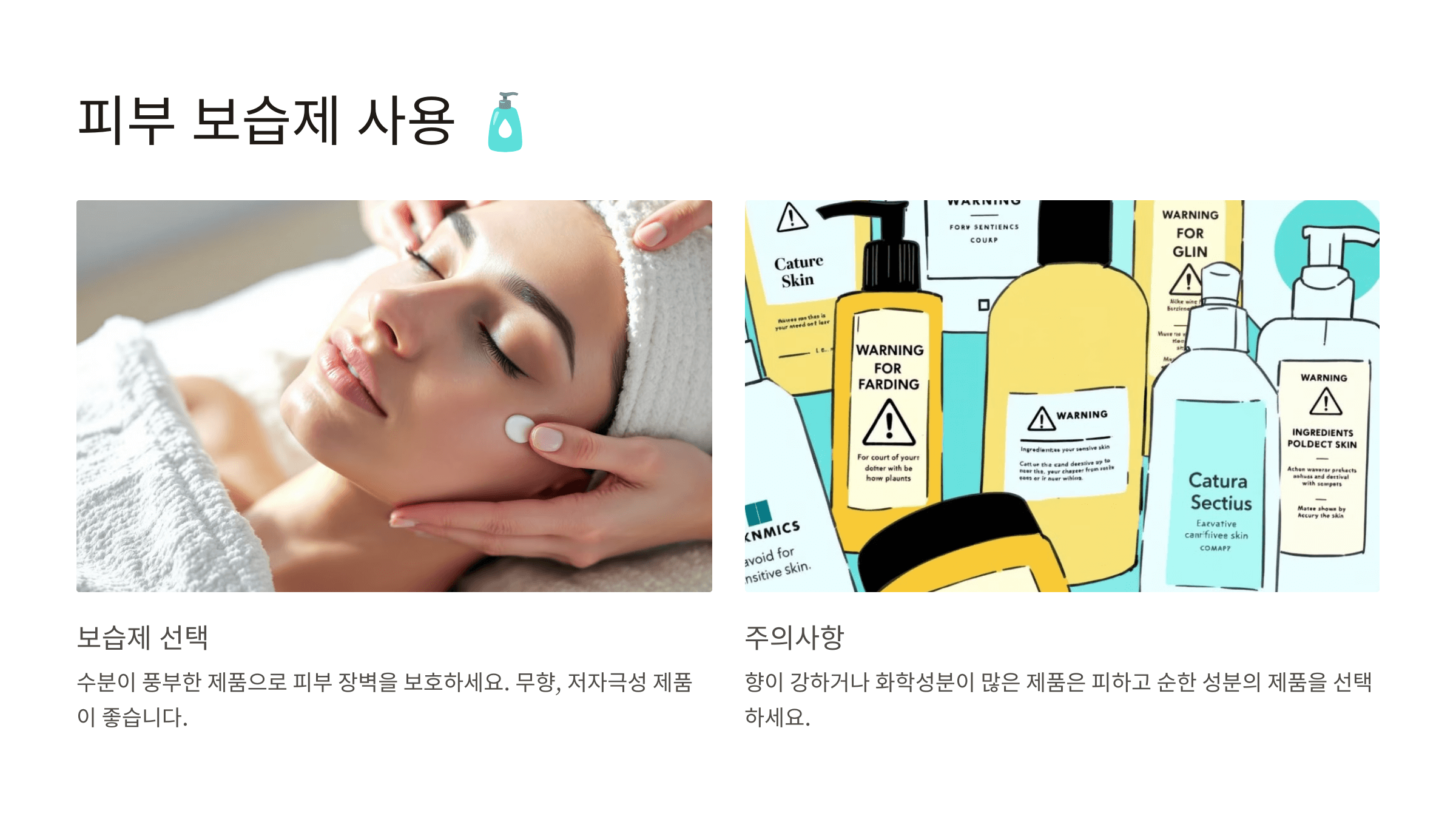 두드러기와 관련된 사진입니다.