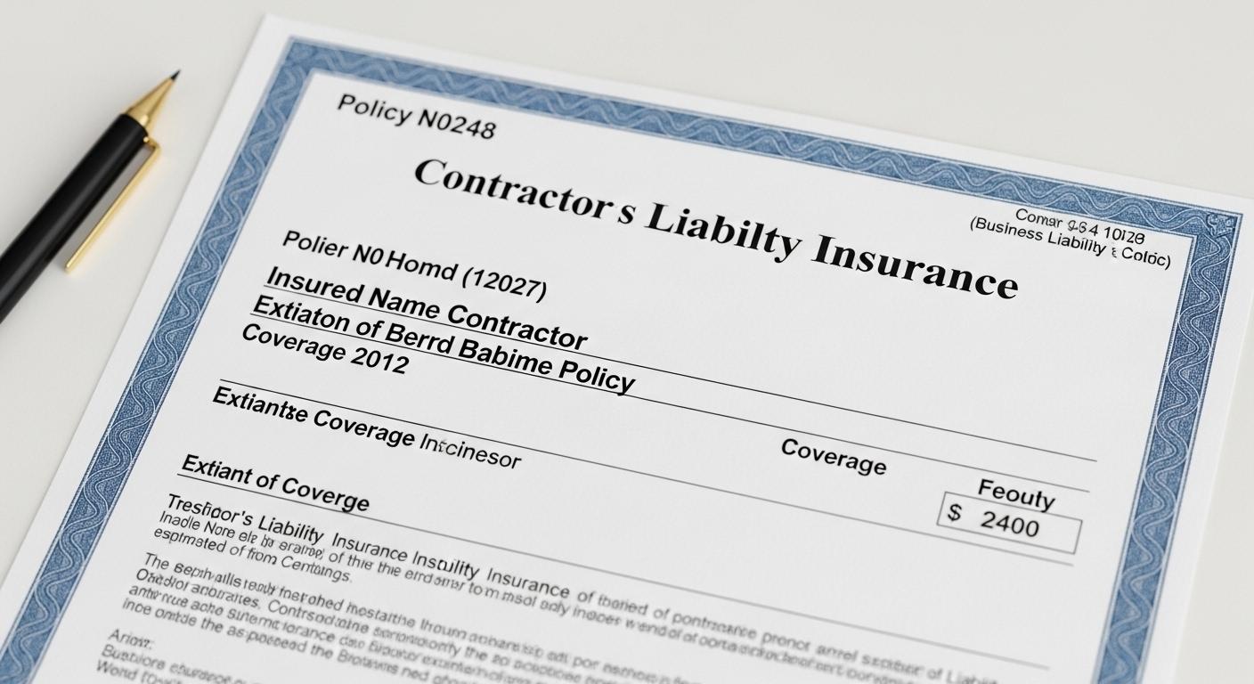 도급업자 배상책임보험 영업 배상책임보험