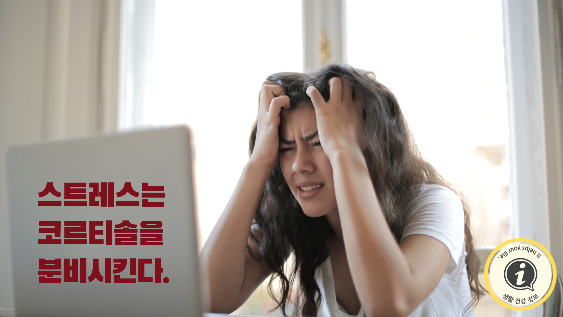 스트레스틑 코르티솔을 분비시킨다.