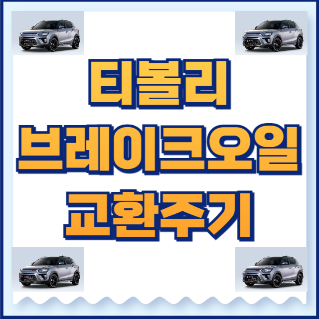 티볼리 브레이크오일 교환주기