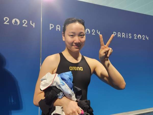 이은지&amp;#44; 여자 배영 100m 한국신기록 작성