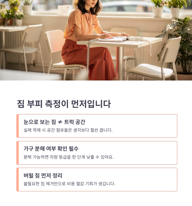 짐 부피 측정의 중요성