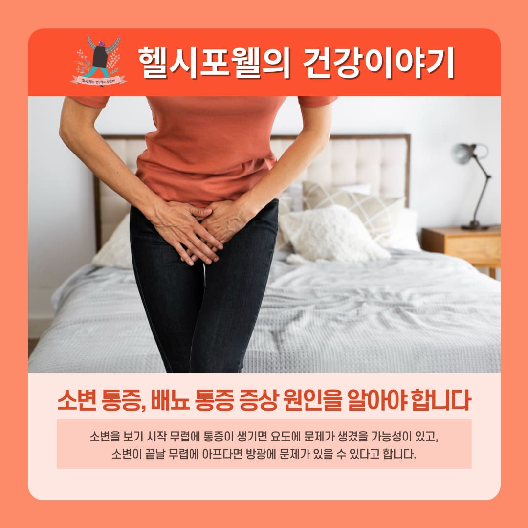 소변통증 배뇨통증 증상 원인