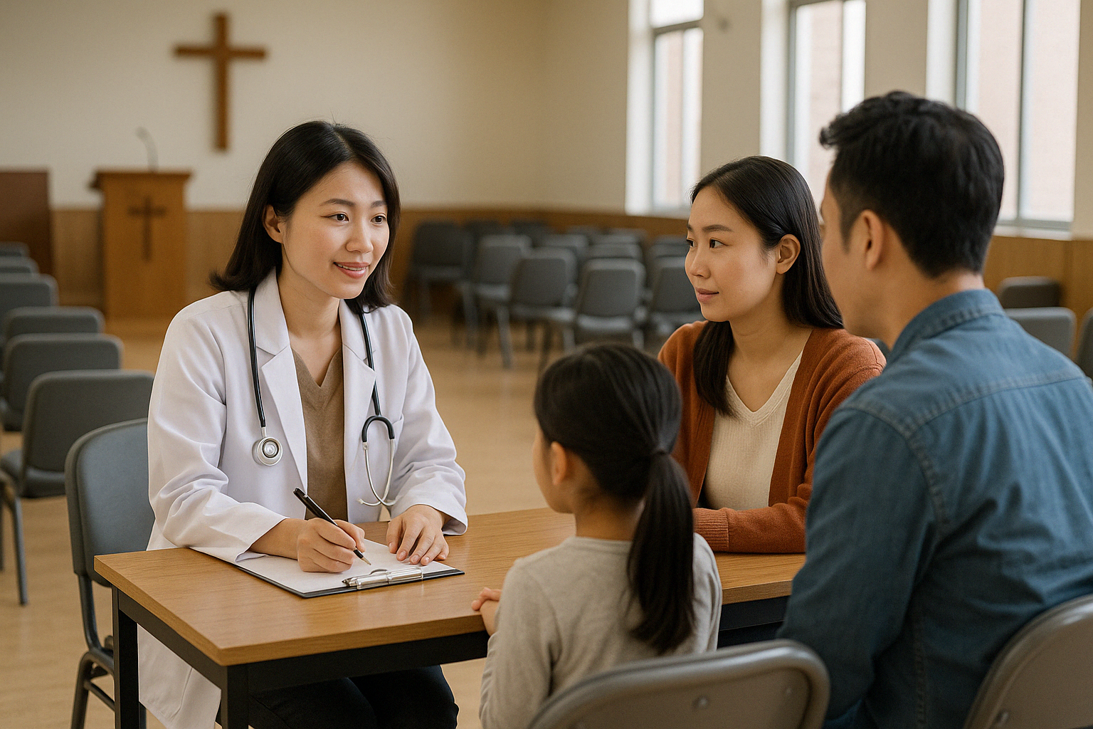 주말 진료 가능한 교회 의료 봉사