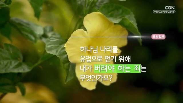 하나님 나라를 유업으로 얻기 위해 내가 버려야 하는 죄는 무엇인가요?