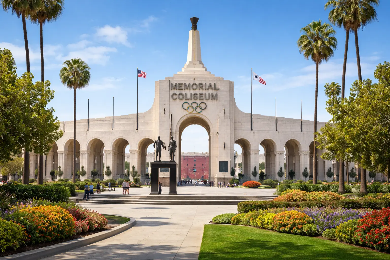 MLS 개막전이 열린 메모리얼 콜리세움(Memorial Coliseum) 전경
