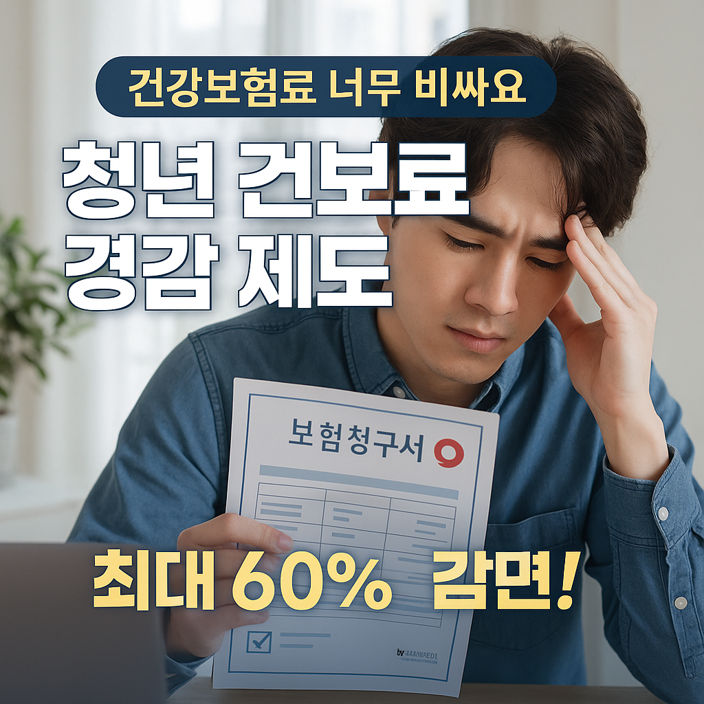 [8편] 청년 건강보험료 경감 혜택 – 자격과 신청방법 총정리
