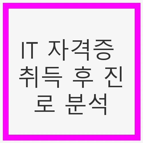 IT 자격증의 중요성
