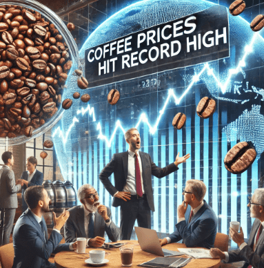 커피 가격 사상 최고치