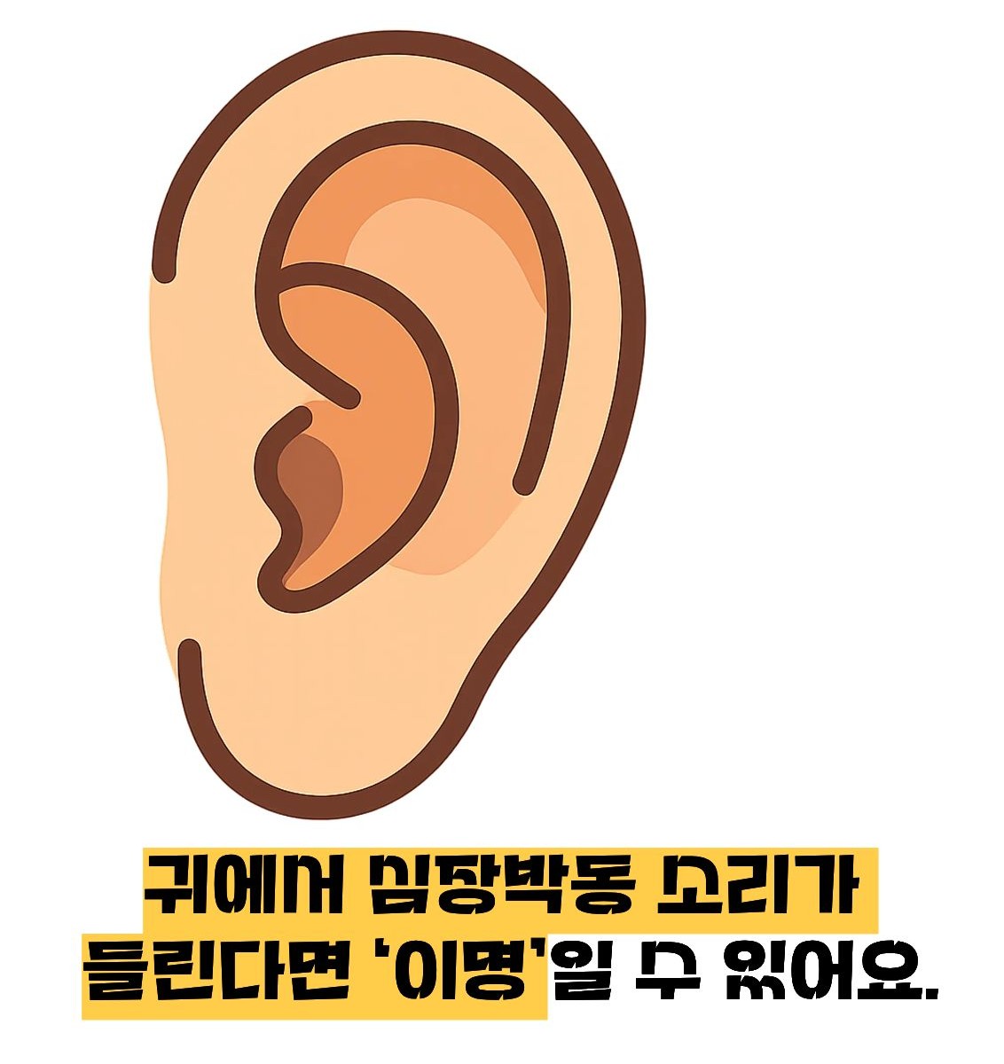 귀에서 심장박동소리