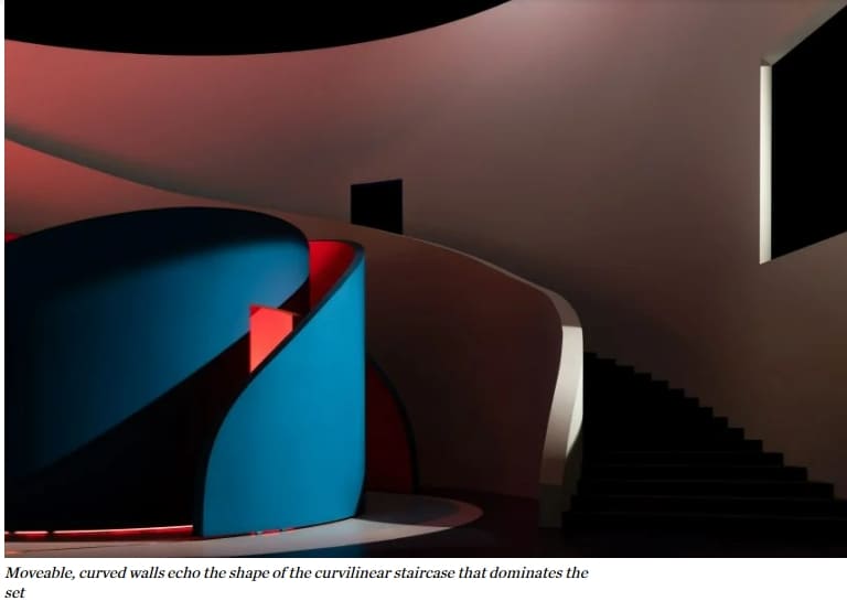 베르디의 리골레토 위한 움직이는 세트 디자인 Pierre Yovanovitch creates set with moving elements for Verdi's Rigoletto at Basel Opera
