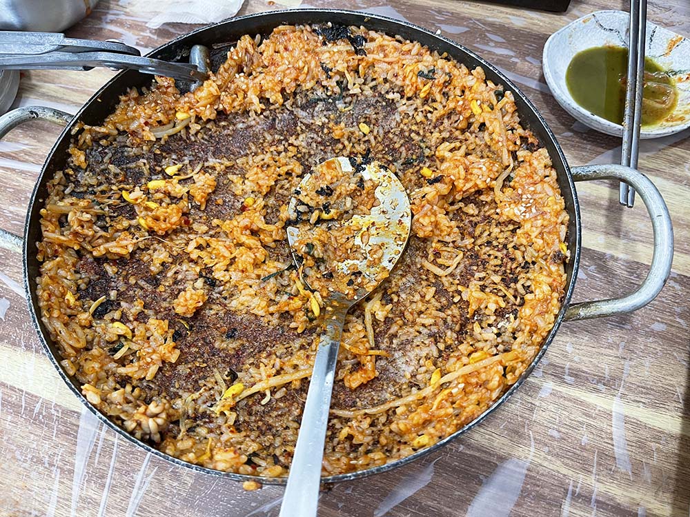 교동도 교동해물찜 볶음밥