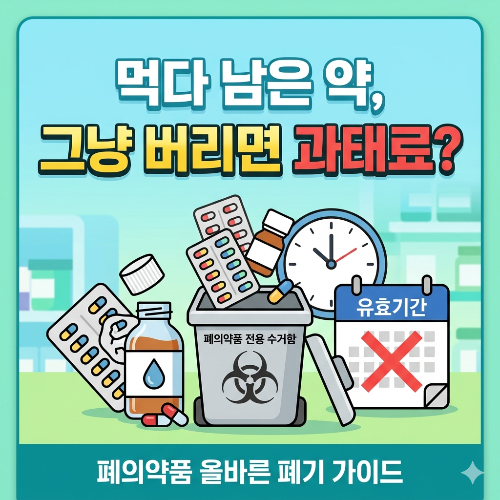 폐의약품 폐기 방법