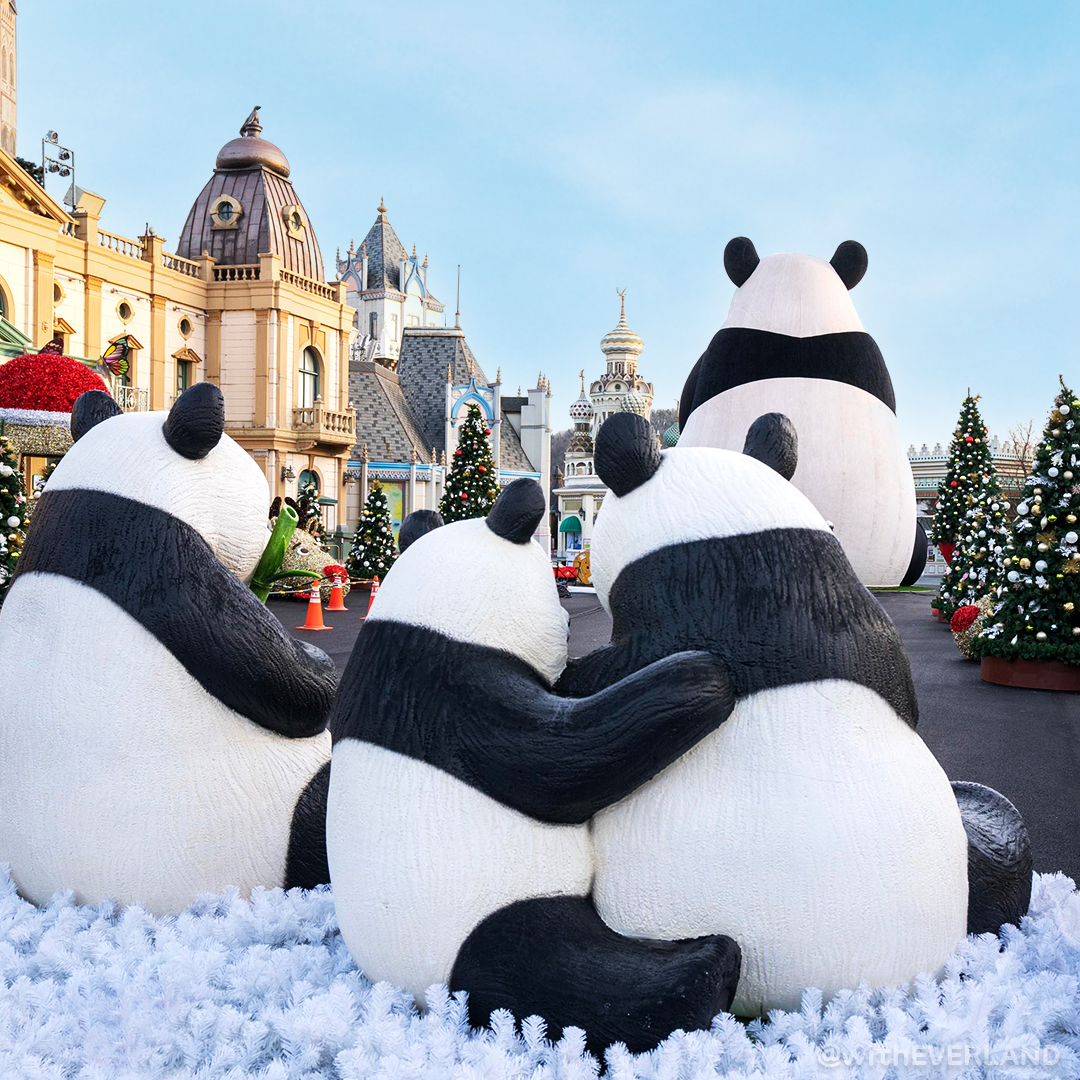  2023 에버랜드 크리스마스 시즌 윈터 토피아 바오 패밀리 스페셜