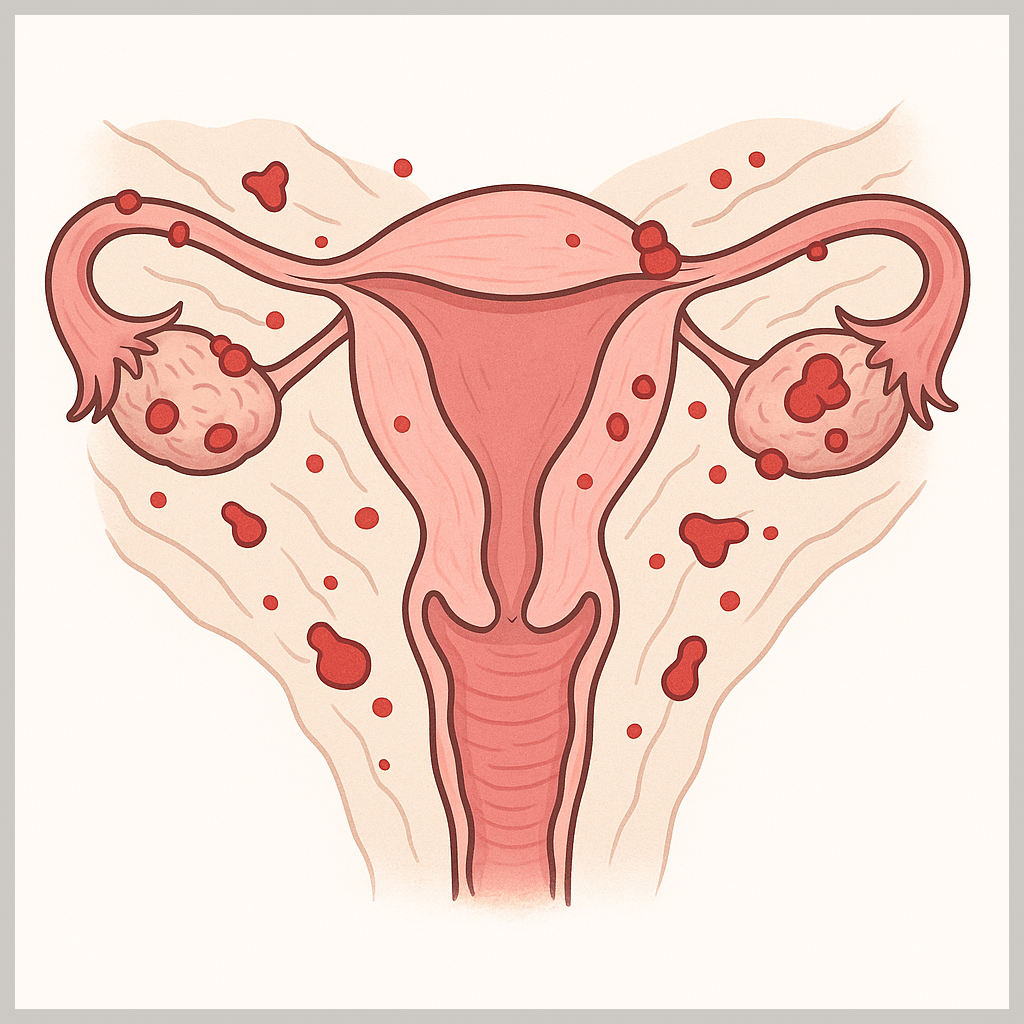 자궁 내막증에 관한 참고사진
