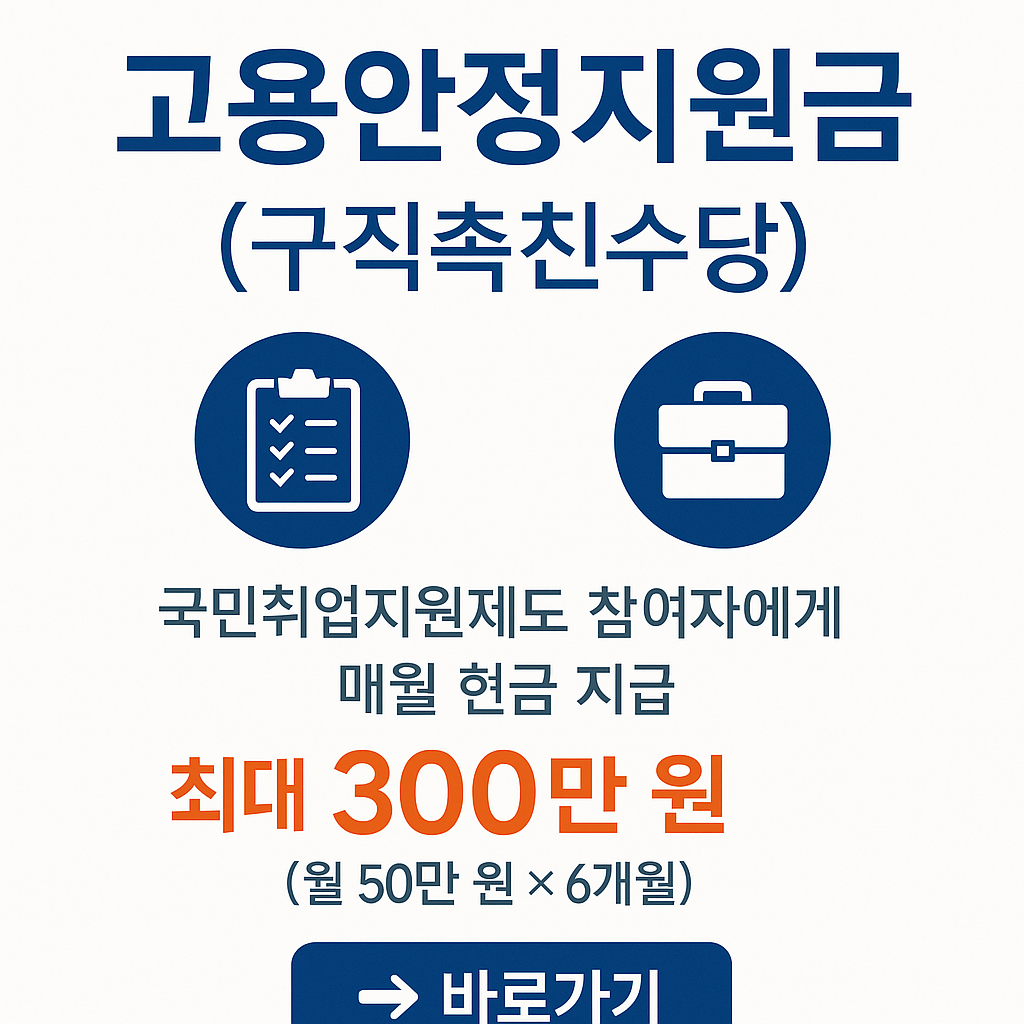 고용안정지원금 (구직촉진수당)