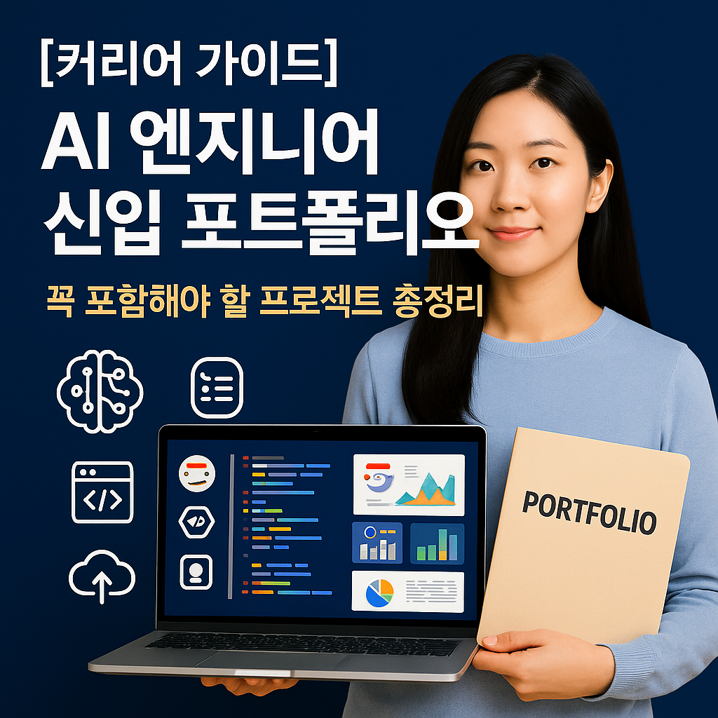 [커리어 가이드] AI 엔지니어 신입 포트폴리오 ｜ 꼭 포함해야 할 프로젝트 총정리