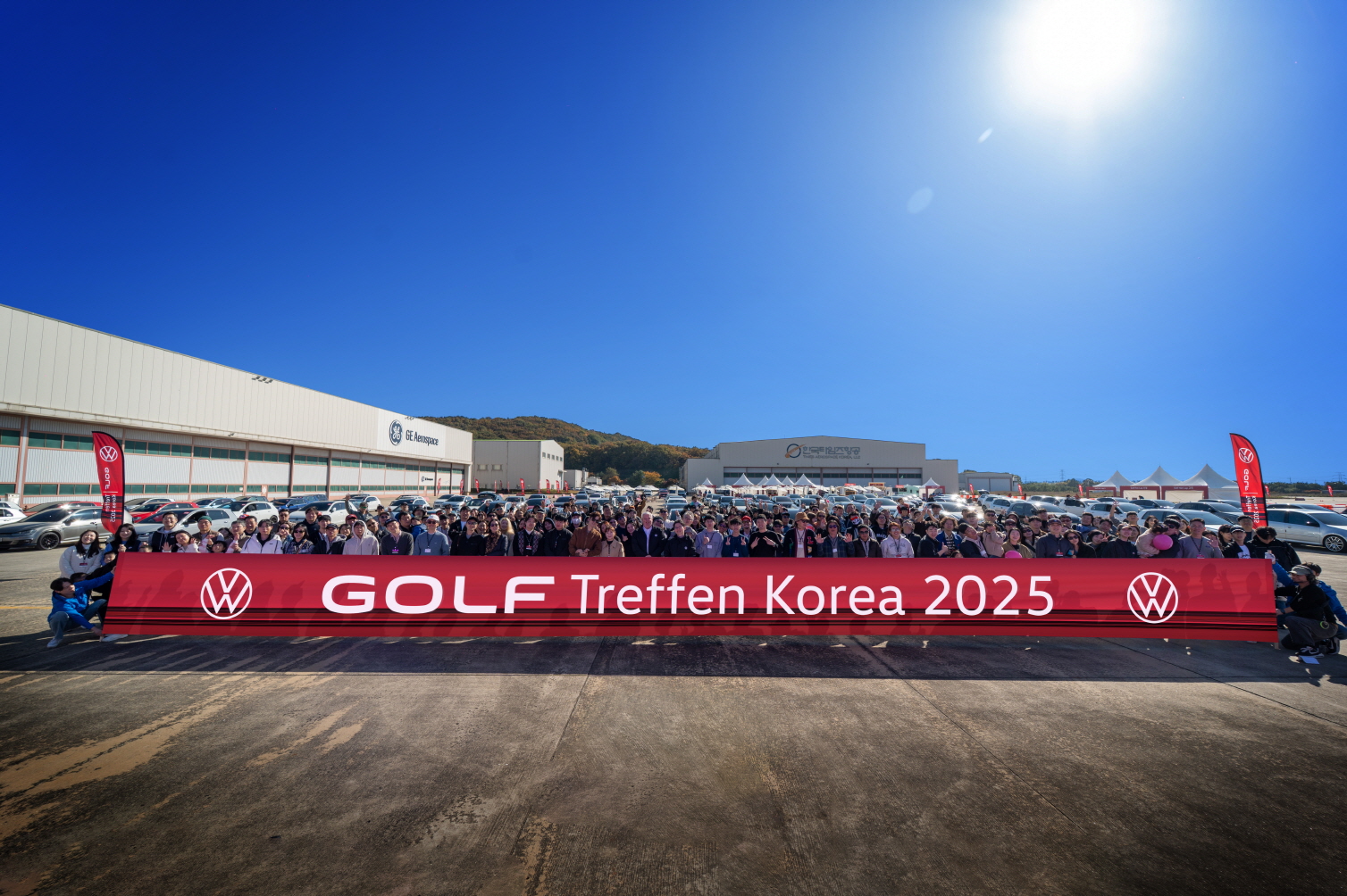 폭스바겐 골프 트레펜 코리아 단체사진