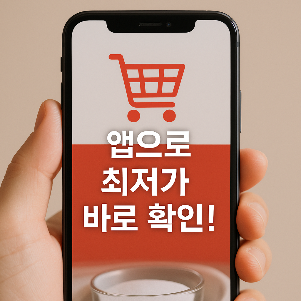장바구니만 담으면 끝 앱으로 최저가 잡는 쇼핑 비법🛒